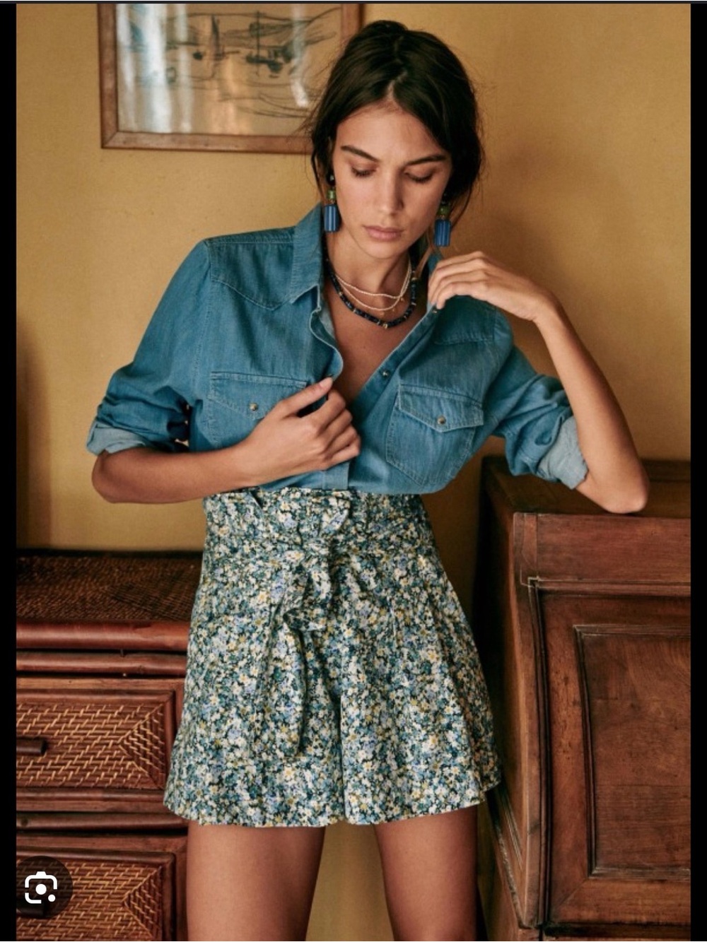 Sezane Tyson Short Size Fr36 US 4